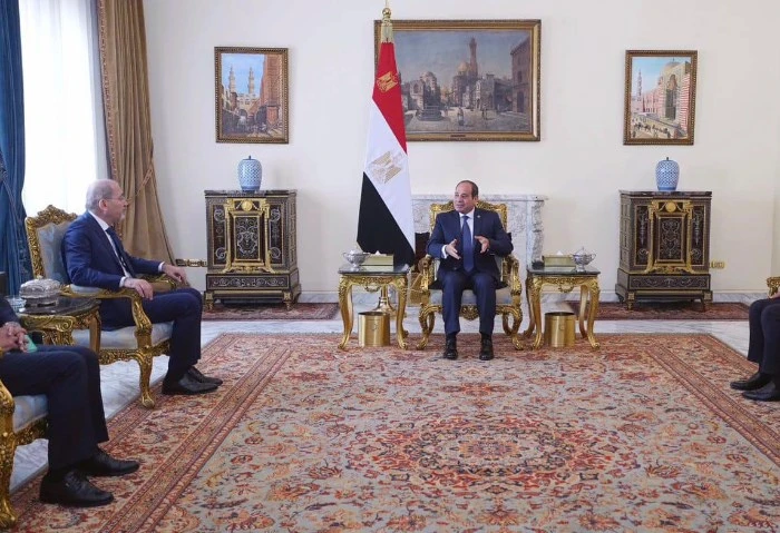 الرئيس السيسي يستقبل وزير الخارجية الأردني استقبل الرئيس عبد الفتاح السيسي، اليوم، وزير الخارجية الأردني أيمن الصفدي، وذلك بحضور الدكتور بدر عبد العاطي وزير الخارجية، والسفير أمجد 
