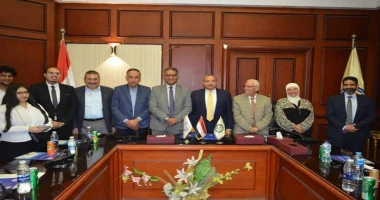 كتب - محمود الهندي بروتوكول تعاون بين هيئة الاستشعار من البعد وجامعة بني سويف الأهلية وقع الدكتور إسلام أبوالمجد رئيس الهيئة القومية للاستشعار من