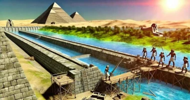 كتب أيمن بحر إنجازات هندسية مذهلة للقدماء المصريين اعرف بلدك القدماء المصريين حققوا إنجازات هندسية مذهلة ودى بعض التفاصيل الإضافية لكل مثال: 1.