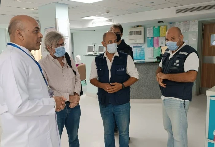 وفد من منظمة الصحة العالمية والاتحاد الأوروبي يزور أسوان، تفاصيل استقبل مستشفى المسلة التخصصي، التابع للهيئة العامة للرعاية الصحية بمحافظة أسوان،