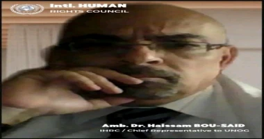 بقلم.... محى البدوى صرح السفير الدكتور هيثم ابو سعيد رئيس بعثة المجلس الدولى لحقوق الإنسان إلى الأمم المتحدة عقب الأحداث الأخيرة وتجاوز إسرائيل لجميع الخطوط الحمراء واستخدامها لأسل