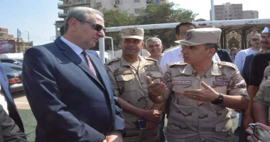 كتبمحمود شتا محافظ الغربية يتفقد معسكر الإيواء العاجل ضمن الاستعدادات النهائية للتدريب العملي المشترك لمجابهة الأزمات والكوارث صقر 138 تفقد اللواء