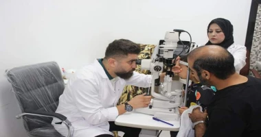 ريم العبدلي -ليبيا فلترة حالات القرنية بمستشفي بنغازي التعليمي لطب وجراحة العيون بمستشفى بنغازي التعليمي لطب وجراحة العيون يستقبل قسم الليزر حالات القرنية ، حيث يتم فلترة الحالات و