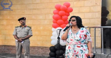 كتب - محمود الهندي نائب المستشار العسكري لمحافظة القاهرة يشارك في احتفالية كلية رمسيس الجديدة بذكرى انتصارات شهد اليوم العميد أحمد محمد منسي، نائب