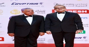 كتب : ماهر بدر زاهي حواس وخالد العناني في افتتاح مهرجان القاهرة السينمائي بدعوة من الفنان الكبير حسين فهمي رئيس مهرجان القاهرة السينمائي الدولي، حضر