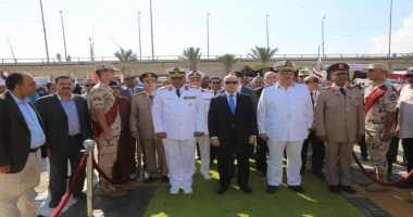 كفر الشيخ السيد معروف محافظ كفرالشيخ يشهد إحتفالية العيد القومي ال68 للمحافظة بالبرلس وسط ترحيب كبير من الأهالي اللواء علاء عبدالمعطي احتفال اليوم