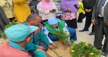 متابعة فادي دسوقي سعيد بداية جديدة لبناء الإنسان: تشجير شارع الواحة بمدينة نصر تحت رعاية فخامة الرئيس عبد الفتاح السيسي، وبمبادرة بداية جديدة لبناء