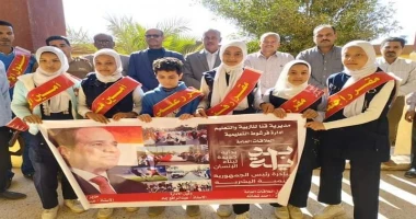 متابعهبركات الضمراني تدشين مبادرة بداية بمدارس العركى والنجوع فرشوط شمال قنا في إطار توجيهات الدكتور خالد عبدالحليم محافظ قنا والأستاذ هانى عنتر الصابر وكيل وزارة التربية والتعليم 