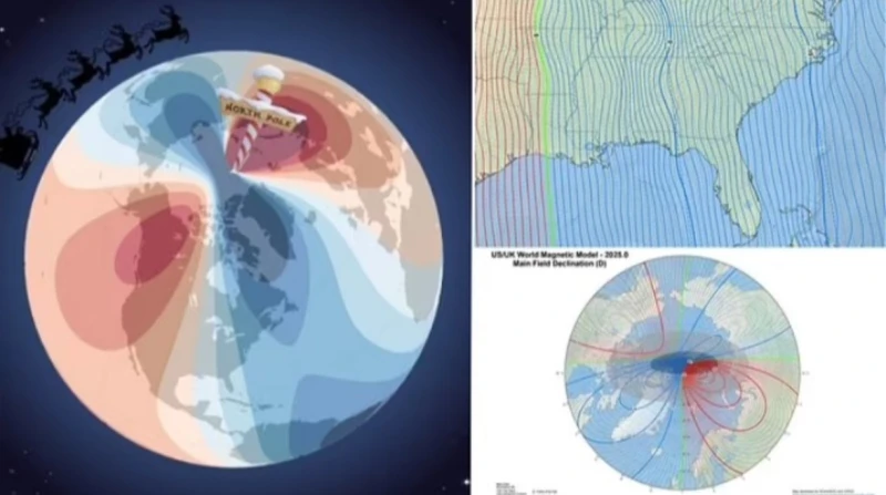 فوضى في البوصلة.. القطب المغناطيسي ينتقل نحو روسيا حذر خبراء من تغيير قد يؤدي إلى فوضى في الهاتف الذكي وحركة البوصلة نتيجة تحرك القطب الشمالي