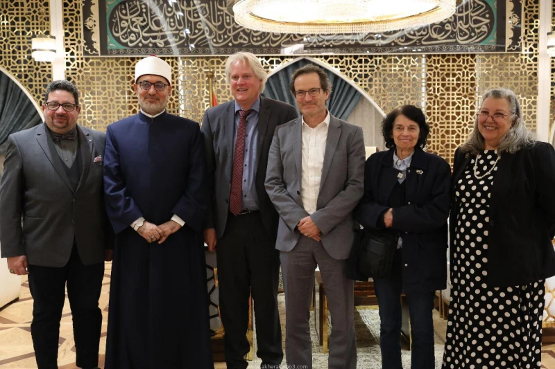 مفتي الجمهورية يستقبل وفد المعهد الألماني للدراسات الشرقية لبحث سبل التعاون المشترك متابعه زينب مصطفي استقبل فضيلة الأستاذ الدكتور نظير عياد -مفتي