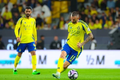 غموض موقف رونالدو.. غيابات النصر أمام السد يستضيف فريق الكرة الأول بنادي النصر نظيره السد القطري مساء غد الاثنين بمنافسات الجولة 6 من دوري أبطال آسيا للنخبة. وتأكد غياب كل من سامي 