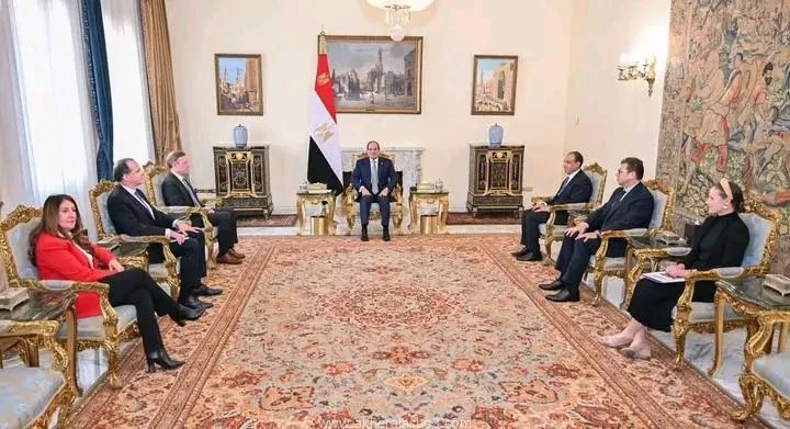 الرئيس السيسى يستقبل مستشار الأمن القومي الأمريكي متابعة : وائل عباس استقبل السيد الرئيس عبد الفتاح السيسي ، اليوم، السيد جيك سوليفان مستشار الأمن