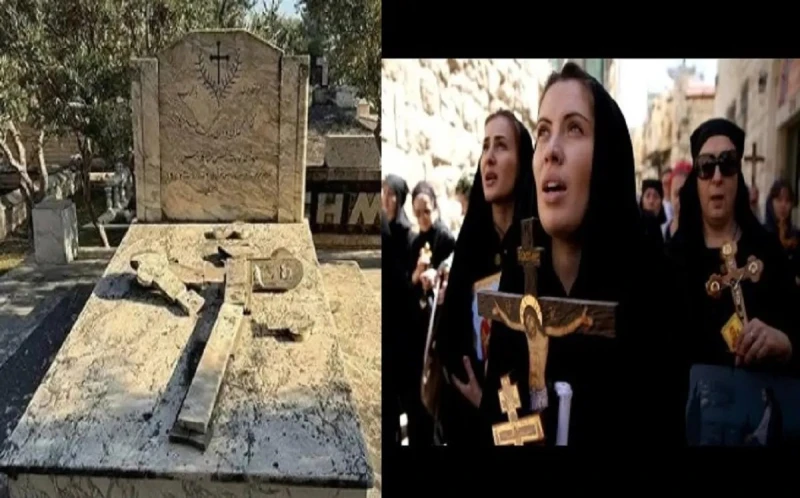 بالصور اعتداء متطرفون على مطرانية حماة للروم الأرثوذكس بسوريا ويحطمون الصلبان متطرفون يعتدون على مطرانية حماة للروم الأرثوذكس بسوريا ..أصدرت مطرانية حماة للروم الأرثوذكس بيانا أعلن