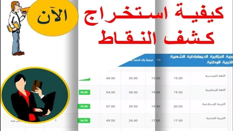 كيفية استخراج كشف نقاط الفصل الأول 2024 2025 عبر فضاء أولياء التلاميذ ..أعلنت وزارة التربية الوطنية الجزائرية كيفية استخراج كشف نقاط الفصل الأول 2024 2025، وذلك عن طريق منصة فضاء ا