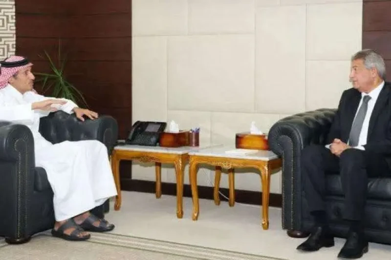 رئيس الأعلى للإعلام يلتقي رئيس المؤسسة القطرية للإعلام لبحث تطوير العلاقات المهندس خالد عبدالعزيز، رئيس المجلس الأعلى لتنظيم الإعلام، يلتقي بالشيخ حمد بن ثامر آل ثاني، رئيس المؤسسة