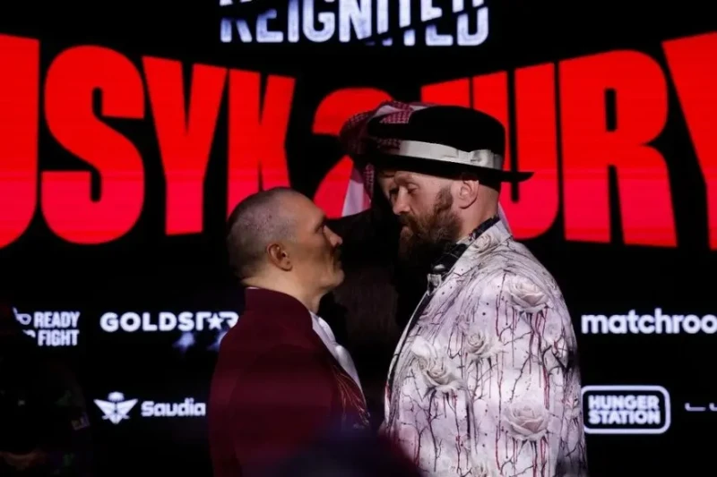 بين الثأر والهيمنة.. فيوري وأوسيك يستعدان لنزال ناري السبت في الرياض طموح السعودية الرياض للنزال المرتقب السبت، بين الملاكم البريطاني تايسون فيوري وبطل العالم الأوكراني أولكسندر أو