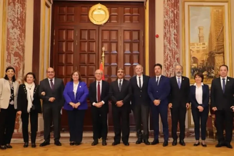 توافق مصري-فرنسي على بيان مشترك للمطالبة بوقف الاعتداءات على الشعب الفلسطيني يطالب النائب إيهاب وهبة بوقف الحرب على غزة ويدعم تحقيق حل الدولتين مع إسرائيل. تم التأكيد على هذه المطا