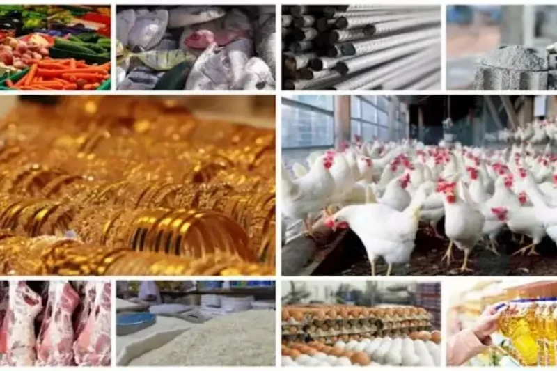 خريطة الأسعار اليوم: انخفاض الدواجن والجمبري وارتفاع اللحوم والذهب انخفضت أسعار الدواجن، والحديد، والجمبري، والزيت، خلال تعاملات اليوم الأربعاء، مقارنة بمستوياتها أمس، بينما ارتفعت