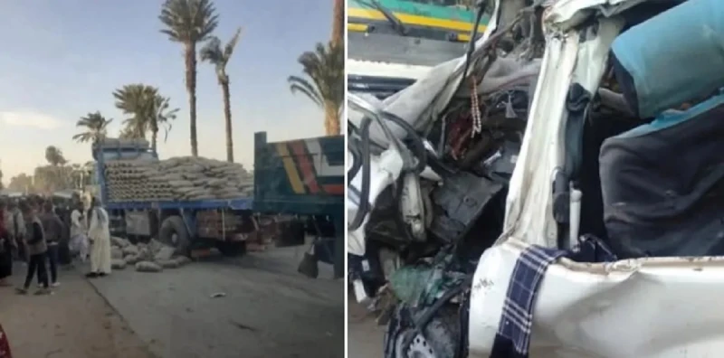اول صور لضحايا حادث القوصية بأسيوط وقرار عاجل من وزيرة التضامن الاجتماعي حادث القوصية: حصل موقعنا الإخباري على صور لضحايا حادث تصادم بين سيارة