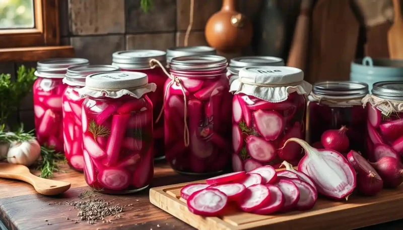 مخللات رمضان.. عمل مخلل اللفت بالبيت مثل المحلات يعد مخلل اللفت من الأطباق المحببة لدى الكثيرين، خاصة خلال فصل الشتاء، حيث يتميز بتوافقه مع العديد من