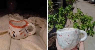 روح مصر.. نور أبدعت فى صناعة الأوانى والمجات بالطين: الخامات كلها من الفسطاط المرأة والمنوعات تبرز سلسلة من روح مصر التى تعرض على قناة الوثائقية أبرز الأشياء المميزة فى مصر من أطعم