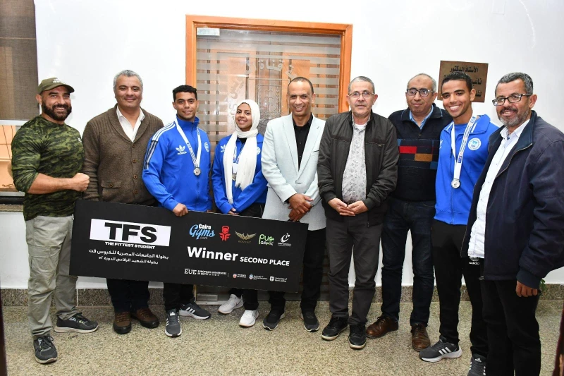 كتبت أمل عبد الرحيم هنأ الدكتور ناصر مندور، رئيس جامعة قناة السويس، طلاب الجامعة المشاركين في بطولة الكروس فيت للجامعات المصرية والمعاهد العليا، والتي أقيمت يوم الثلاثاء الموافق 10
