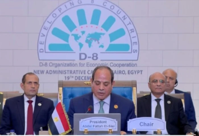 الرئيس السيسي يعلن انضمام أذربيجان لمنظمة الدول الثماني النامية أعلن الرئيس عبدالفتاح السيسي، رسميا، انضمام أذربيجان لمنظمة الدول الثماني النامية