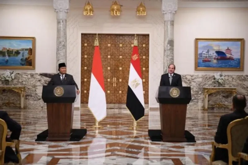 الرئيس السيسي: منطقة لوجستية باقتصادية قناة السويس بالشراكة بين بين مصر وإندونيسيا أعلن الرئيس عبد الفتاح السيسي عن تأسيس منطقة لوجستية في منطقة