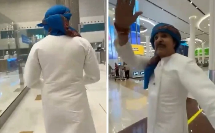 بعد منعه من دخول الروضة الشريفة.. شاهد الفنان عبدالله بالخير يثير غضب المغردين بفيديو جديد من مطار دبي أثار الفنان الإماراتي عبد الله بالخير غضب عدد كبير من المغردين بعد نشره فيديو