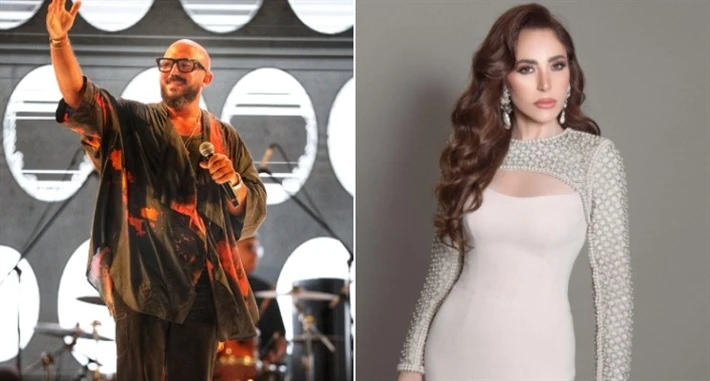 محمود العسيلي وعبير نعمة يجتمعان في لوحدي في المكان افاق عربية - انتهى الفنان المصري محمود العسيلي والفنانة اللبنانية عبير نعمة من تسجيل أغنية لوحدي