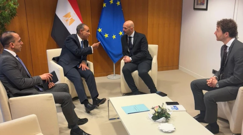 أمام برلمان أوروبا.. مصر: نتحمل أعباء اقتصادية لاستضافتنا ملايين الأجانب التقى وزير الخارجية والهجرة السفير بدر عبد العاطي اليوم، بالبرلمان الأوروبي في ستراسبورج، مع النائب نيكولا 