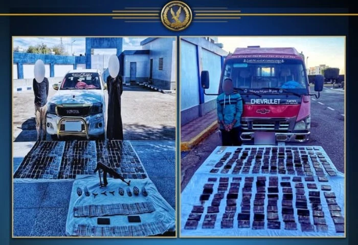 ب6 ملايين جنيه، الداخلية تضبط عناصر إجرامية بأسلحة غير مرخصة وطن مخدرات تمكنت الأجهزة الأمنية المعنية بالتنسيق مع قطاعي الأمن العام ومكافحة المخدرات