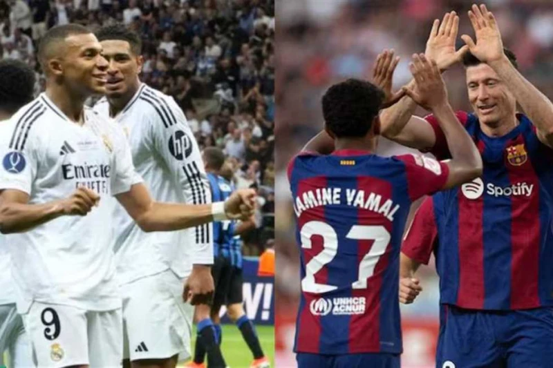 قناة مجانية لمشاهدة كلاسيكو ريال مدريد وبرشلونة مباشر اليوم في السوبر الإسباني قناة مجانية لمشاهدة الكلاسيكو بين ريال مدريد وبرشلونة، بث مباشر مباراة