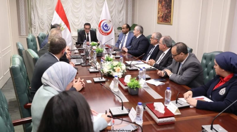 طفرة صحية.. خطة لاستخدام الروبوتات الجراحية بمستشفيات مصر- 13131313 اجتمع نائب رئيس الوزراء وزير الصحة والسكان خالد عبدالغفار، مع ممثلي شركة ()