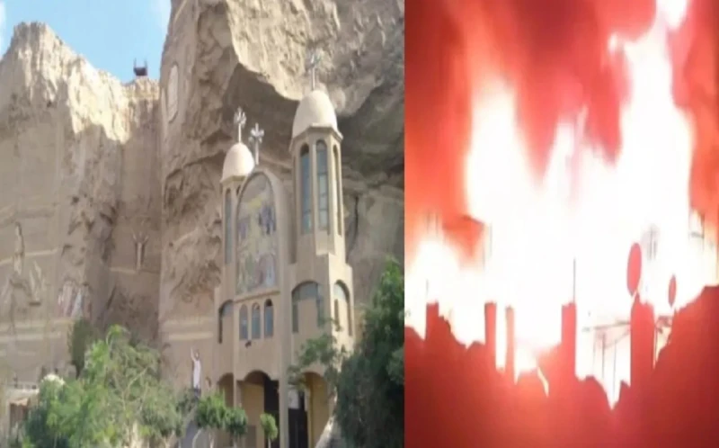 بعد حريق منطقة الزرايب في المقطم الأقباط يجتمعون للصلاة حريق منطقة الزرايب في المقطم .. تجمع العشرات من سكان منطقة الزرايب بالمقطم، حيث لا تزال النيران مشتعلة في عدد كبير من المناز