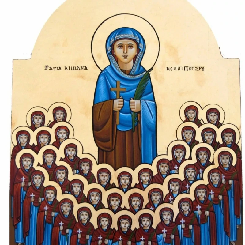 تذكار استشهاد القديسة دميانة والاربعين عذراء تحتفل به الكنيسة اليوم تذكار استشهاد القديسة دميانة والاربعين عذراء..في مثل هذا اليوم استشهدت القديسة العفيفة دميانة، وهي العذراء التي 