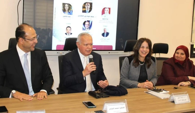 السفير محمد العرابي من على منبر مركز بحوث الشرق الأوسط : مصر لن تتوانى عن التصدى بكل حسم لتهجير الفلسطينيين وتصفية القضية الفلسطينية كتب - محمود الهندي في إطار الموسم الثقافي 2024 