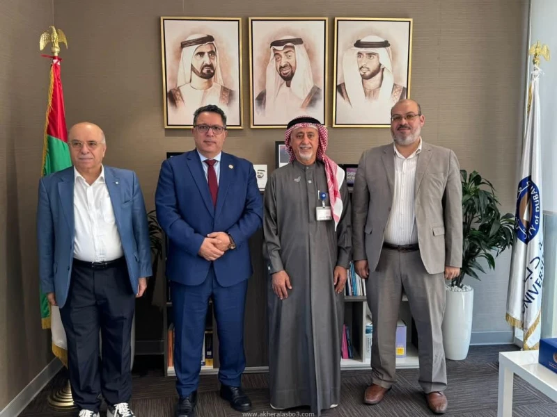 اتحاد مجالس البحث العلمي العربية وجامعة دبي يناقشان سبل التعاون لدعم البحث والابتكار في الوطن العربي كتب - محمود الهندي التقي صباح اليوم الدكتور عبد المجيد بنعمارة، الأمين العام لا