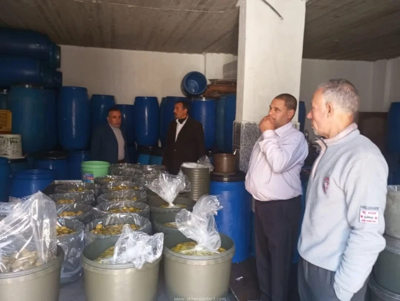 ضبط 1120 كجم زيتون تالف مجهول المصدر بكفر مجر .. مدينة دسوق كتب - محمود الهندي بناء على معلومات وردت إلي مديرية تموين كفر الشيخ بوجود مصنع للمخللات بدون بيانات في كفر مجر بمركز دسو