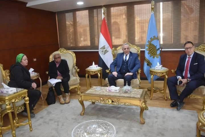 محافظ الغربية يناقش مع خبيرة الاتحاد الأوروبي تطورات الموقف التنفيذي للمشروعات المستهدفة الغربية: متابعة رشدي ابوطالب ضمن مشروع تحسين نوعية المياه بمصرف كيتشنر في خطوة جديدة نحو تح