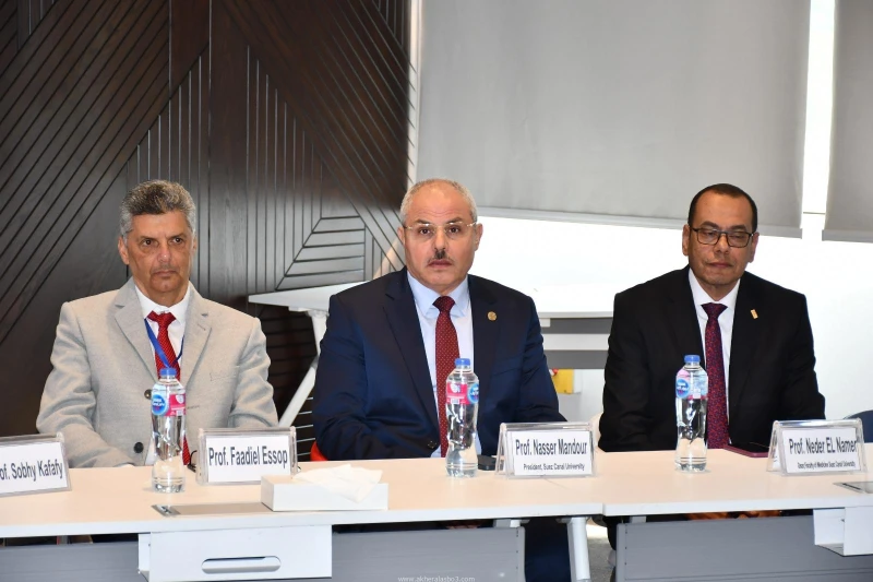 كتبت أمل عبد الرحيم افتتح الدكتور ناصر مندور، رئيس جامعة قناة السويس، فعاليات المؤتمر الدولي للجمعية الأفريقية للعلوم الفسيولوجية، والذي يعقد بتنظيم مشترك مع الجمعية المصرية للعلوم