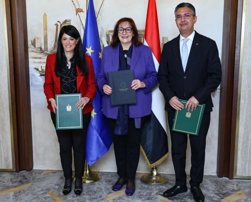 مصر والمفوضية الأوروبية توقعان تمويلا ميسرا بقيمة 90 مليون يورو لتعزيز شراكتهما الاستراتيجية في مجال الأمن الغذائي كتب - محمود الهندي وقعت الدكتورة رانيا المشاط، وزير التخطيط والتن