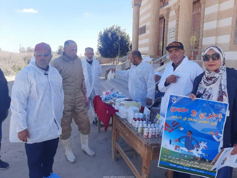 كتبت أمل عبد الرحيم في إطار خطة الدولة لدعم المزارعين ومربي الثروة الحيوانية، قامت مديرية الطب البيطري بالإسماعيلية، بالتعاون مع الهيئة القبطية الإنجيلية والإدارة البيطرية بأبوصوير