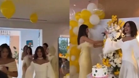 شيرين بيوتي تتصدر الترند في حفل توديع العزوبية افاق عربية - في أجواء شبابية لطيفة، احتفلت مشهورة مواقع التواصل الاجتماعي شيرين عمارة بتوديع العزوبية مع عائلتها وصديقاتها، وذلك قبل 