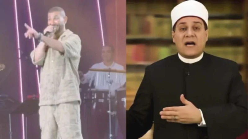 توبة موسمية.. مظهر شاهين يهاجم أحمد سعد بعد حفل الساحل علق الداعية الإسلامي الشيخ مظهر شاهين، إمام وخطيب مسجد عمر مكرم وعضو المجلس الأعلى للشؤون الإسلامية، على حفل الفنان أحمد سعد 