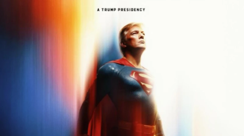 ترامب ببدلة "سوبر مان"..
