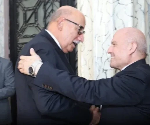 المستشار محمد الشناوي يبارك لرئيس محكمة النقض بمناسبة توليه المنصب الجديد.. صور