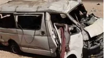 تفاصيل حادث انقلاب ميكروباص في طريق أبو غصون بمرسى علم يؤدي إلى إصابة 5 أشخاص