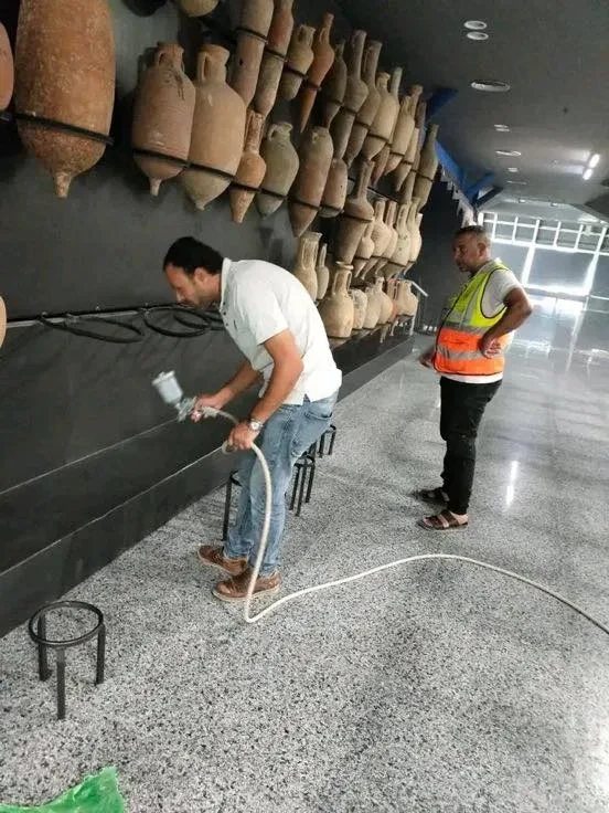 صدمة في الإسكندرية.. طلاء غير منظم بـ«الدوكو» يشكل خطرًا على المتحف اليوناني الروماني