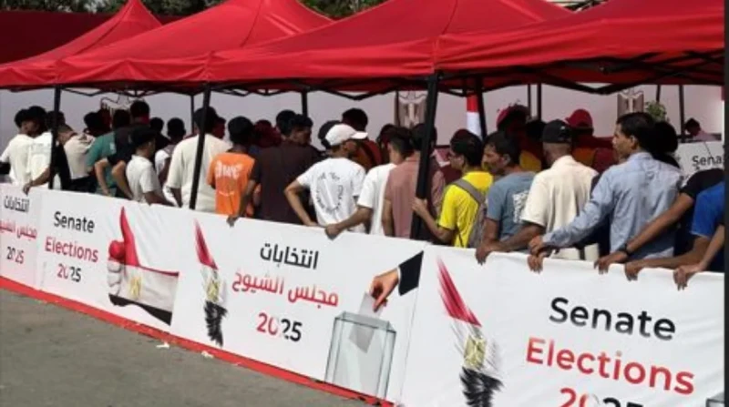 تزايد كبير في توافد المواطنين على مراكز اقتراع انتخابات مجلس الشيوخ 2025 (صور)